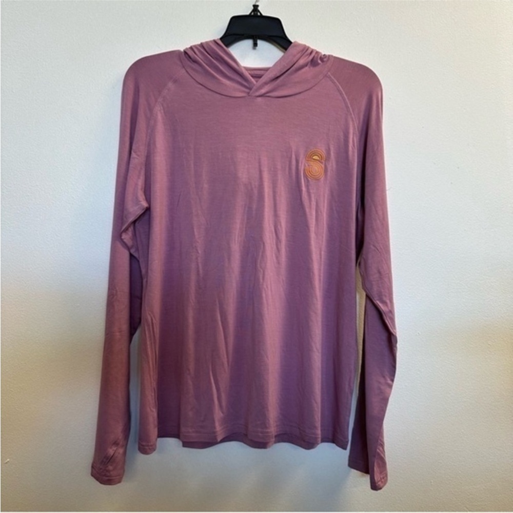 Sunshine state bamboo long sleeve hooded shirt M